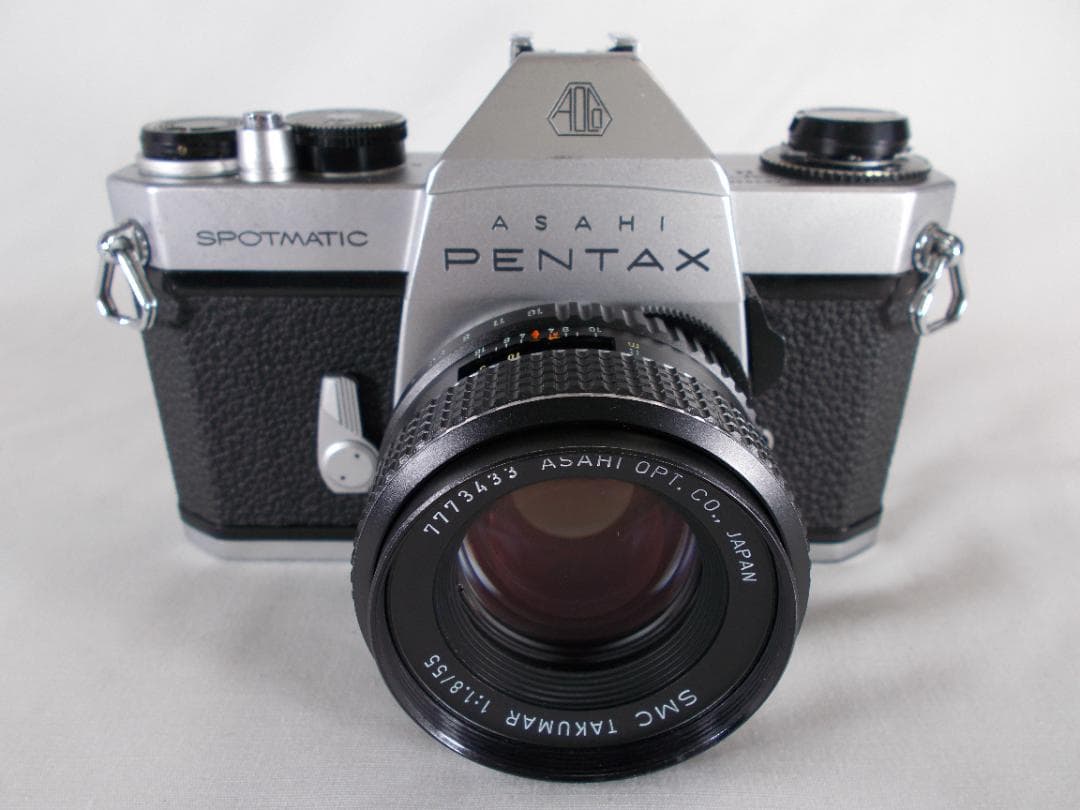 フィルムカメラ 整備済 完動品　Pentax SPII + f1.8　P209