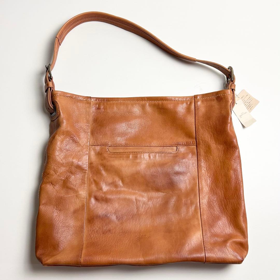 【美品】dan genten(ダンゲンテン)アンティークゴートレザートートバッグ