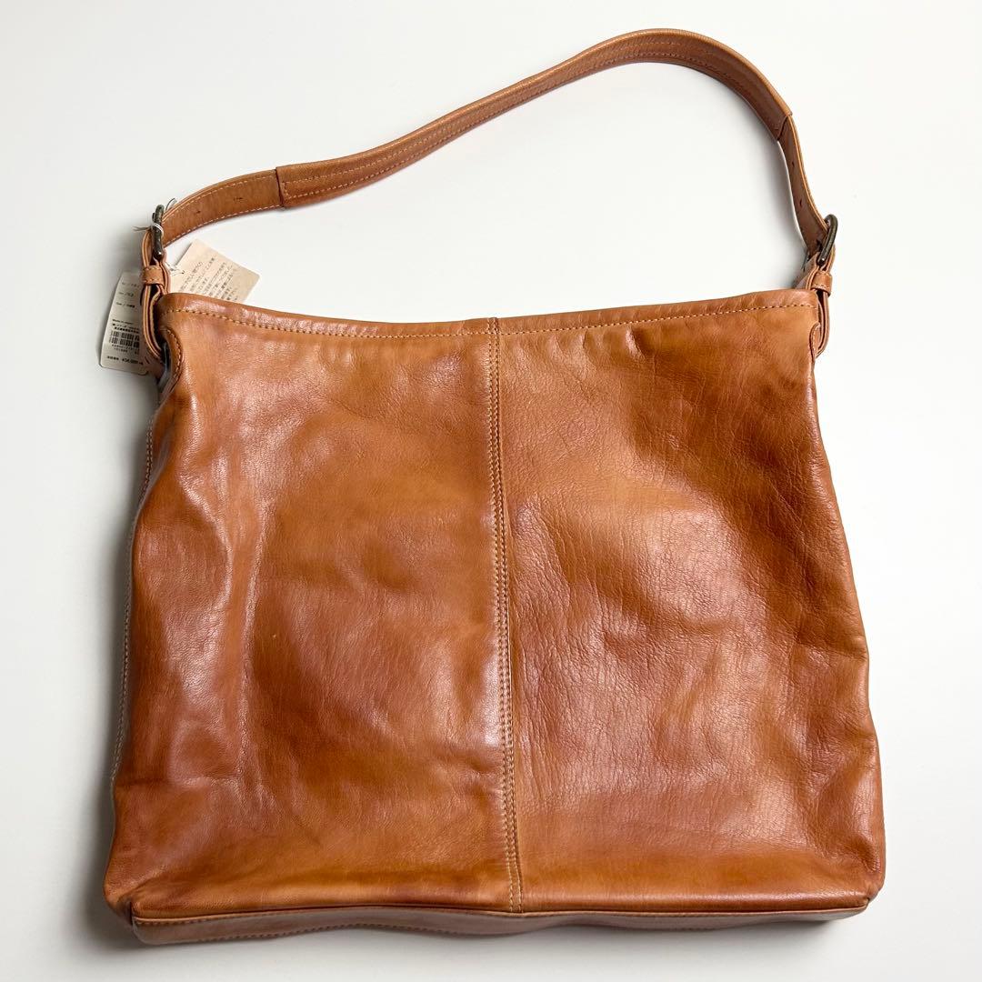 【美品】dan genten(ダンゲンテン)アンティークゴートレザートートバッグ