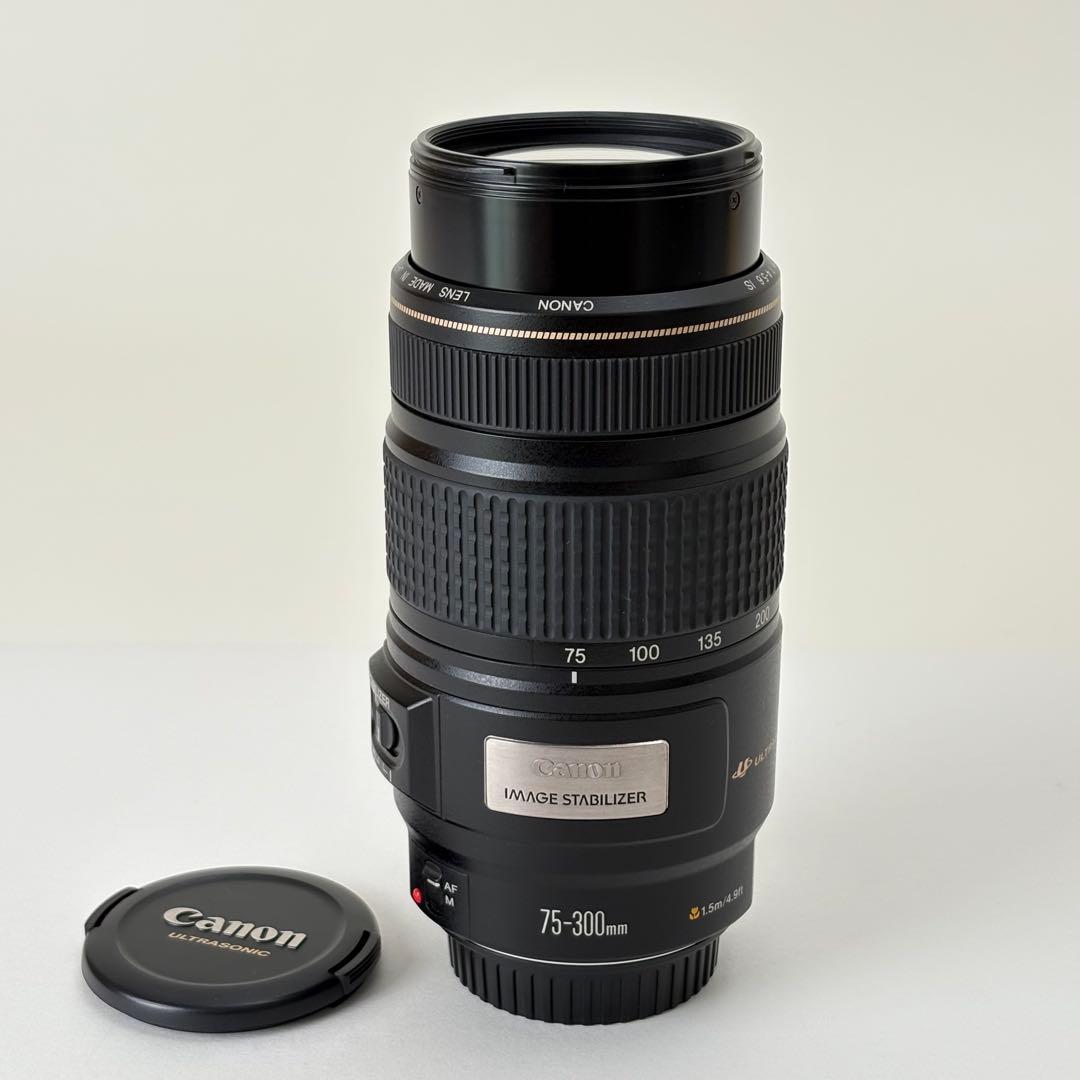 Canon キャノン　望遠レンズ　EF75-300mm F4-5.6 IS