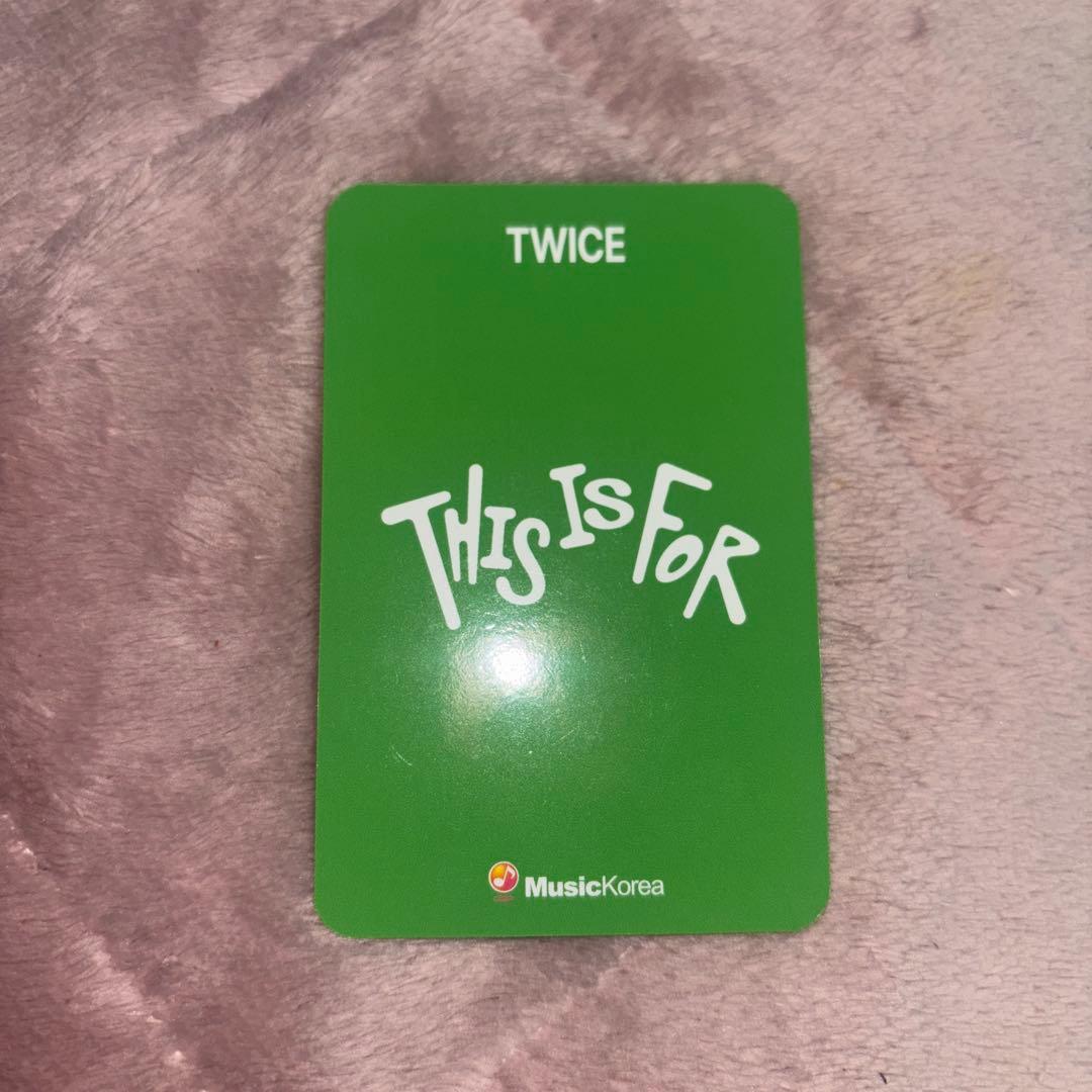 TWICE モモ THIS IS FOR MUSICKOREA ラキドロ B ②