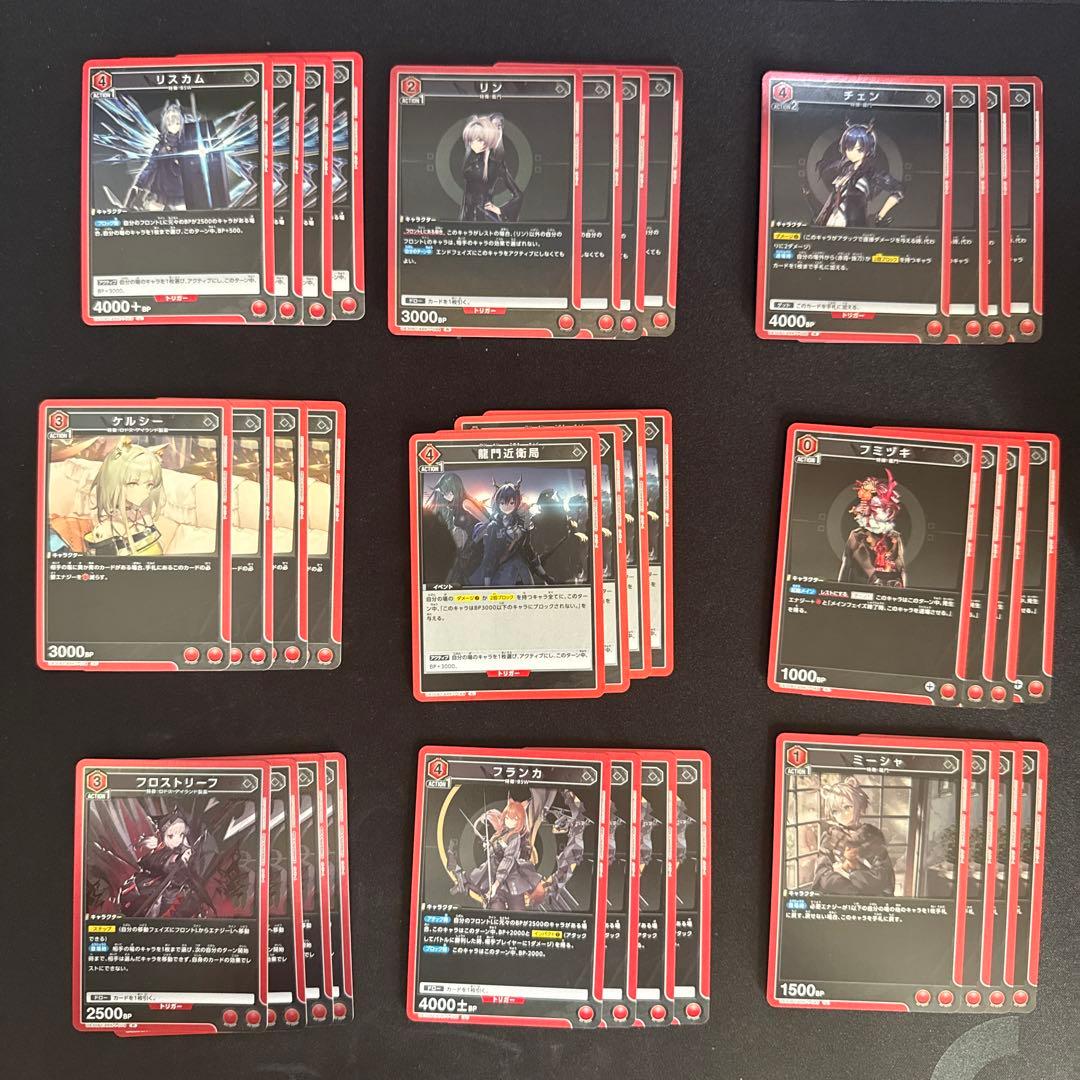 アークナイツ　赤　黄