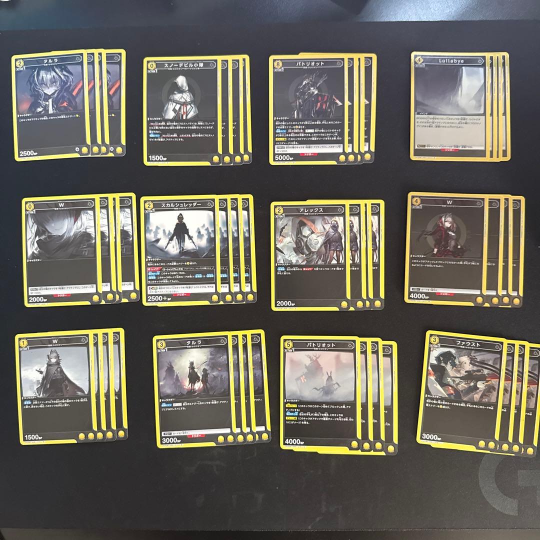 アークナイツ　赤　黄