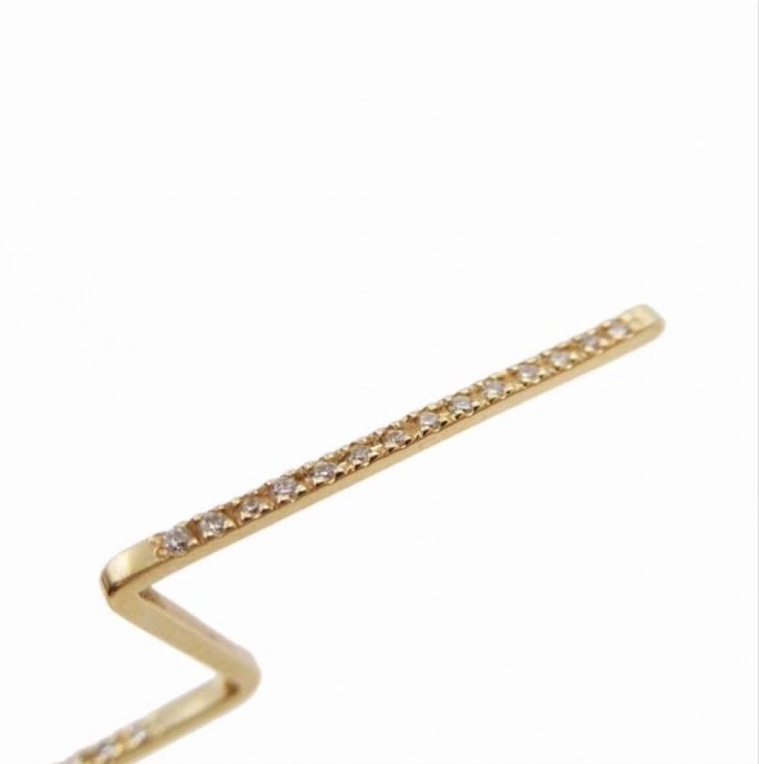 美品 SHIHARA Diamond Post Pierce 0102