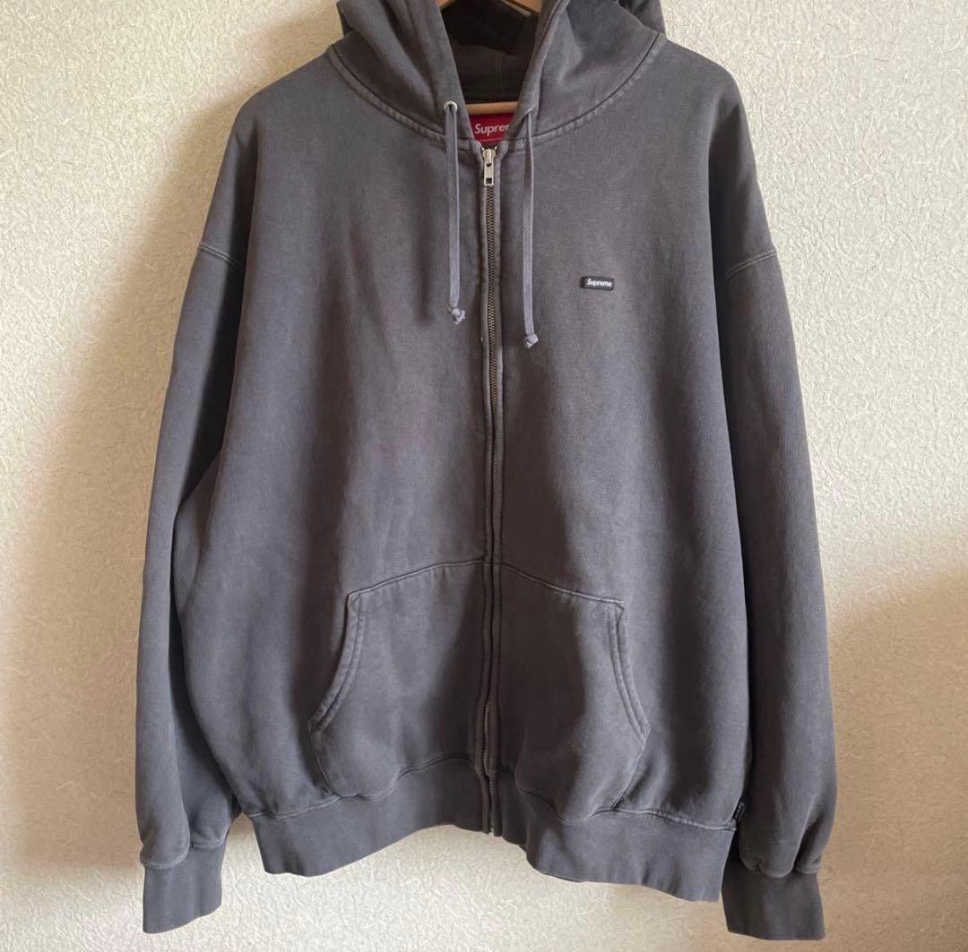 トップス Supreme Overdyed Small Box Zip Up Hooded