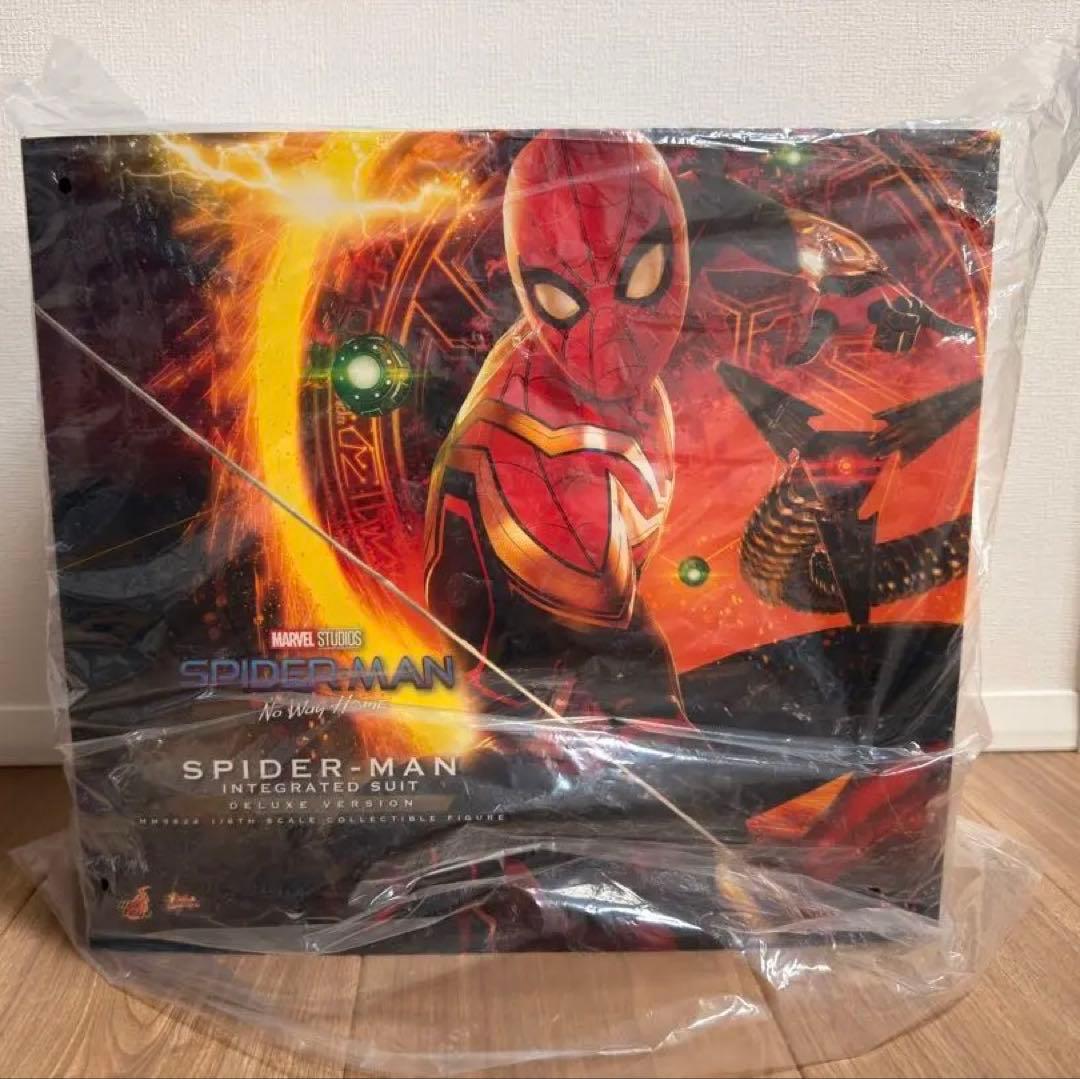 ピ*ル様 ホットトイズ　スパイダーマン インテグレーテッドスーツ トイサピ限定