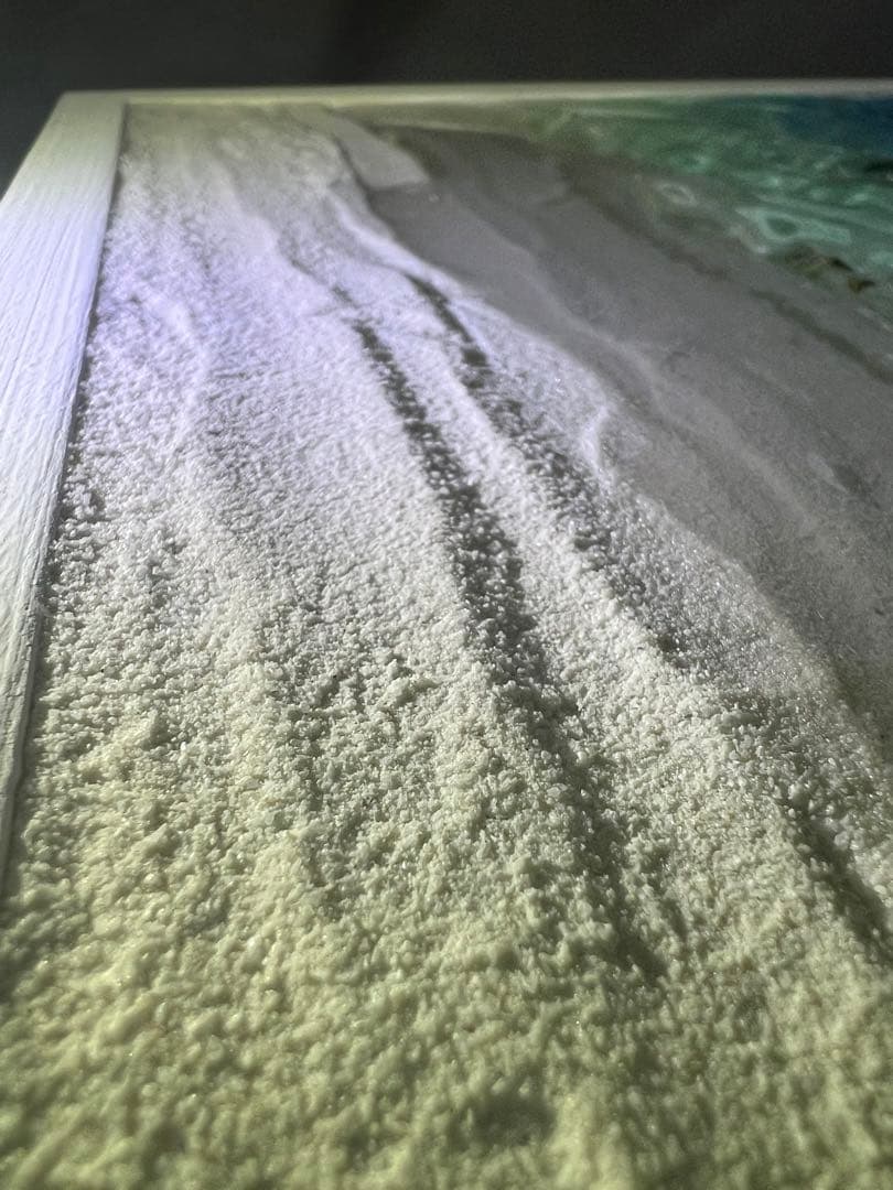 【レジンアート】波紋アート／さざなみクリスタル／B4パネル／オーシャンアート