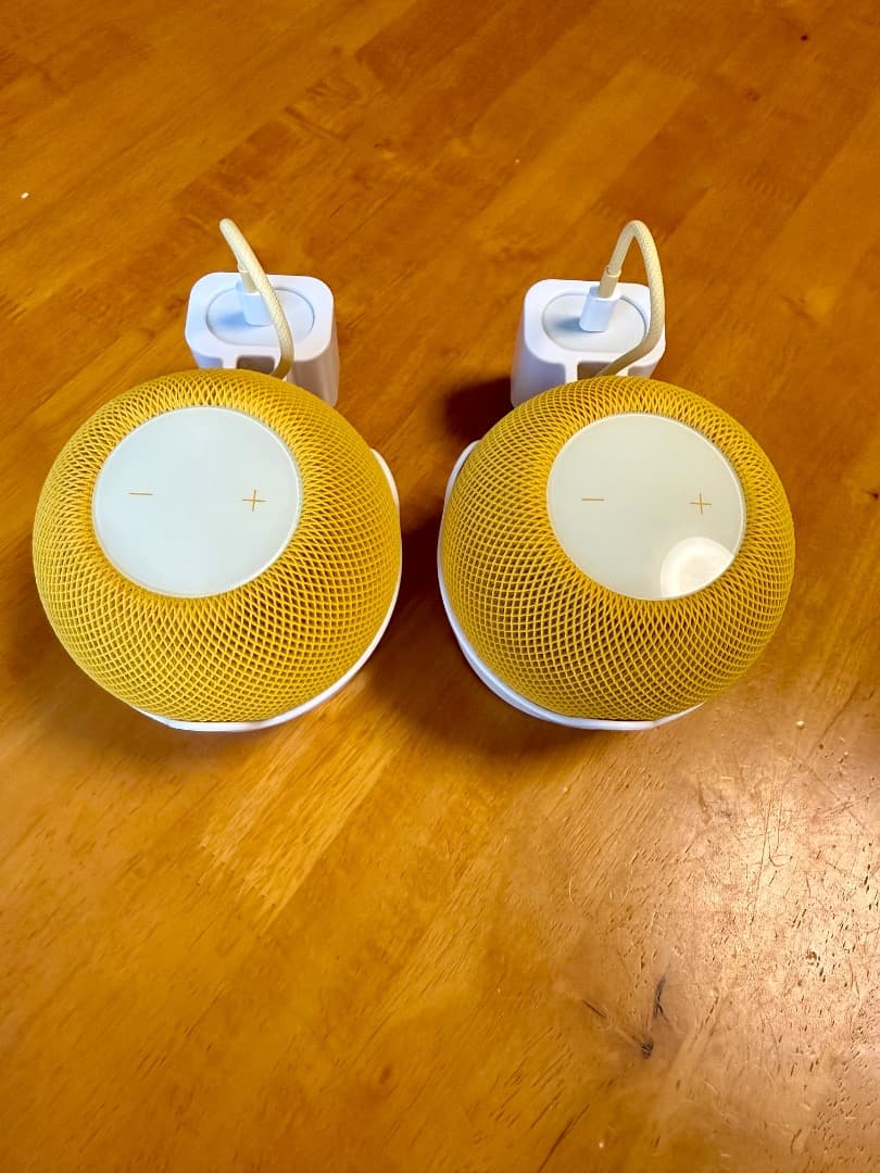 Pod mini イエローペア　壁掛けバージョン