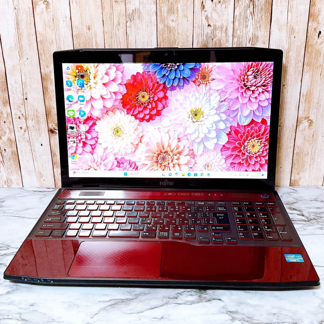 高性能i7＆メモリ8GB✨超大容量1TB✨タッチパネル すぐ使えるノートパソコン