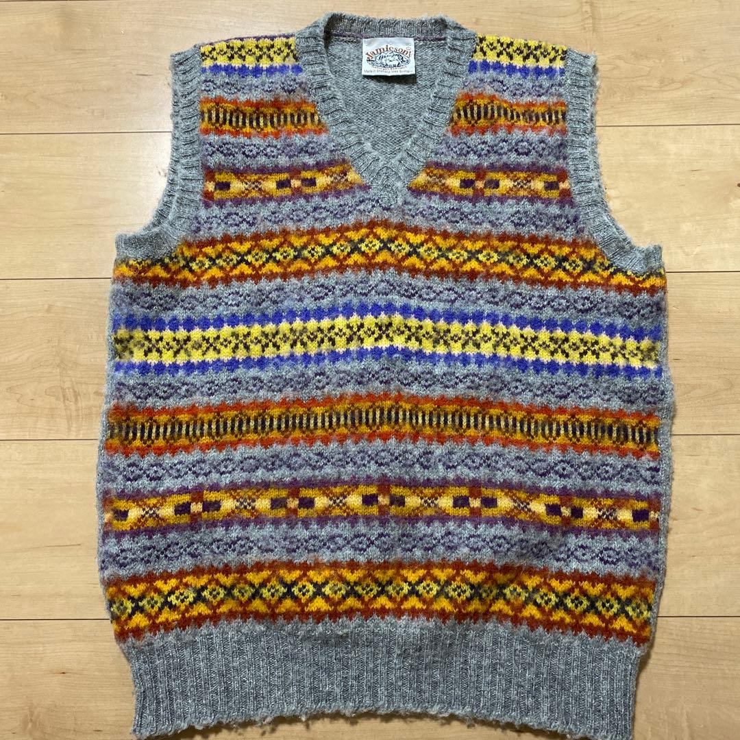 メル73805Jamieson's ニットベスト SHIPS サイズL