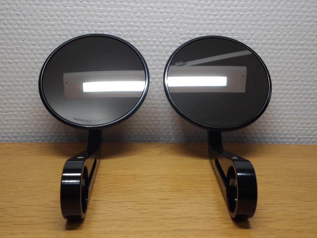 デイトナ　バーエンドミラー　ハイサイダー　モンタナ（ブラック）２本セット