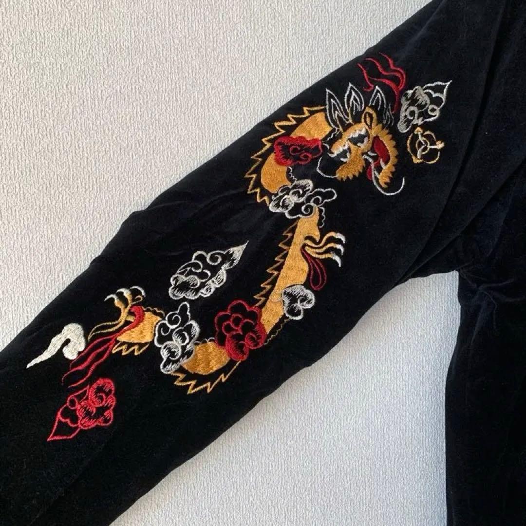 【美品】【東洋EPヴィンテージ】2004年限定モデル（スカル）別珍 リバーシブル