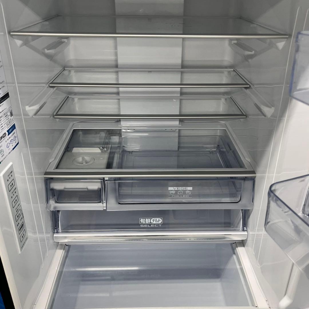 660 木目調　大型冷蔵庫　400L強　自動製氷機付　極美品　2024年製