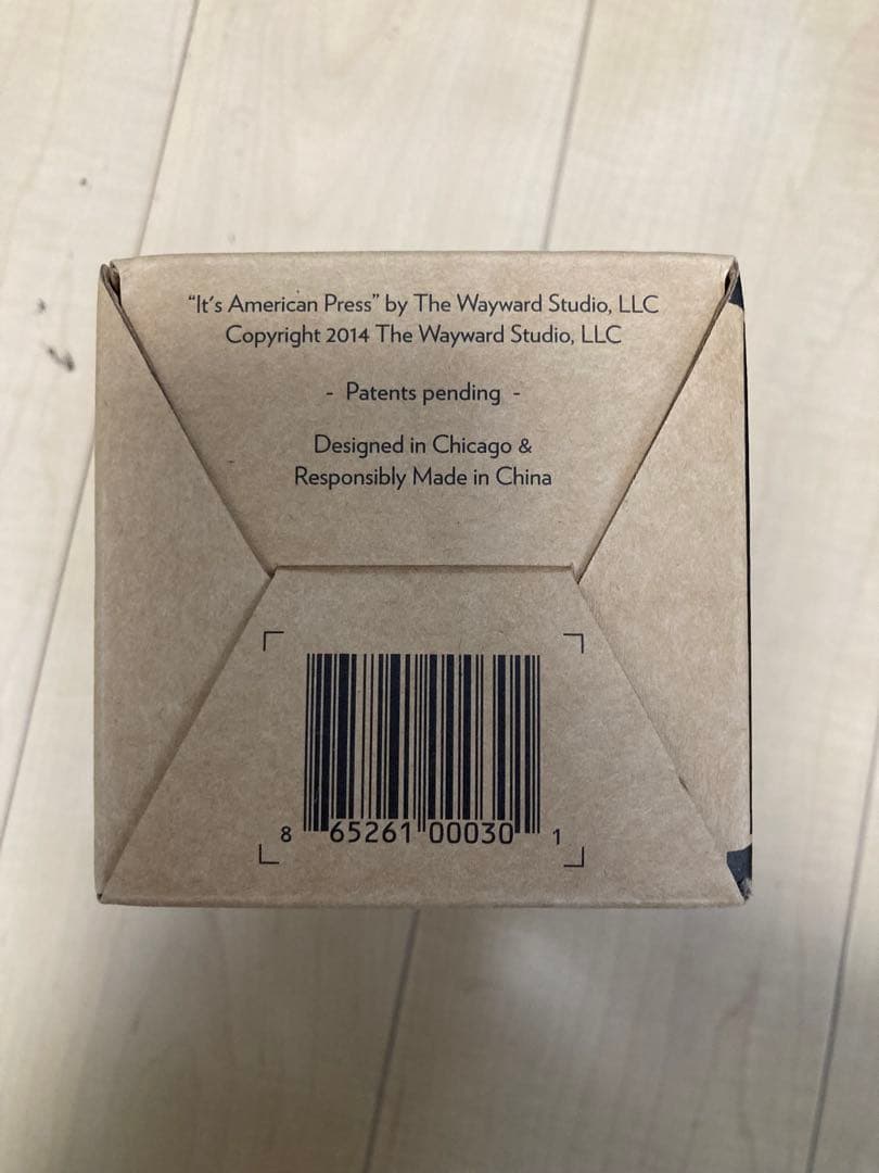 新品未使用American pressアメリカンプレス