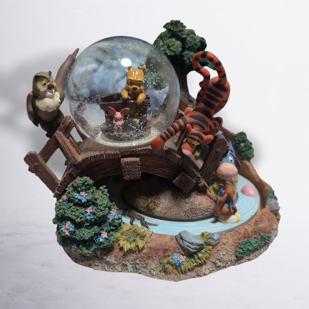 Disney くまのプーさん オルゴール スノードーム 　訳あり