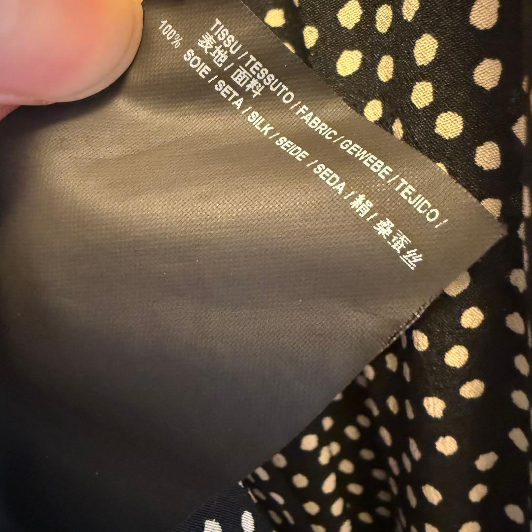 saint laurent paris ドットブラウス 39サイズ