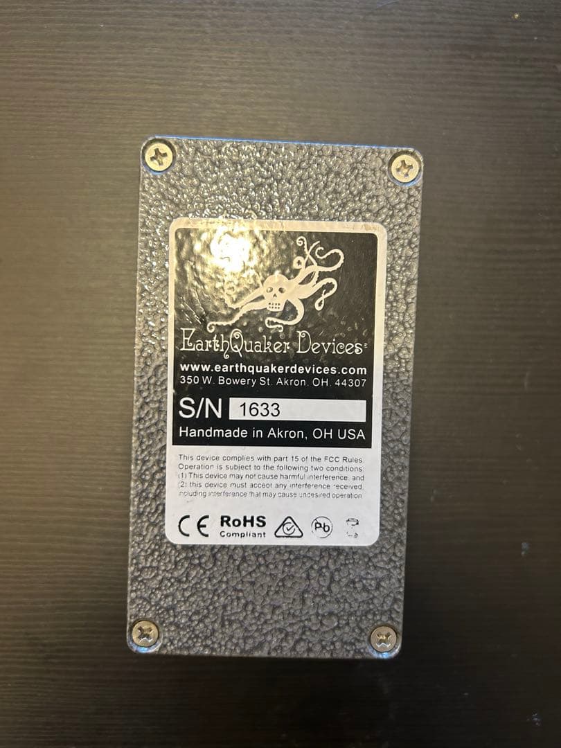 ギター EARTHQUAKER DEVICES White Light Hammered