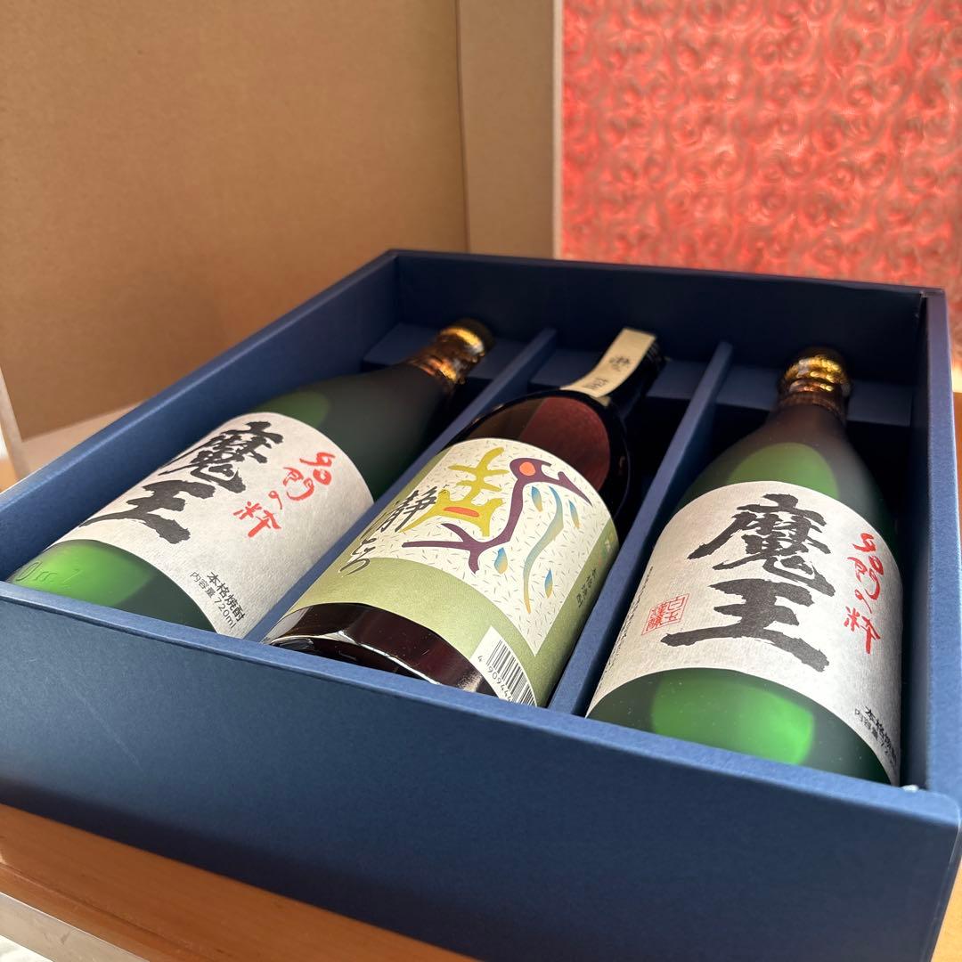魔王 720ml×2本 瀞とろ×1本　お祝い　酒　焼酎　父の日　贈答用