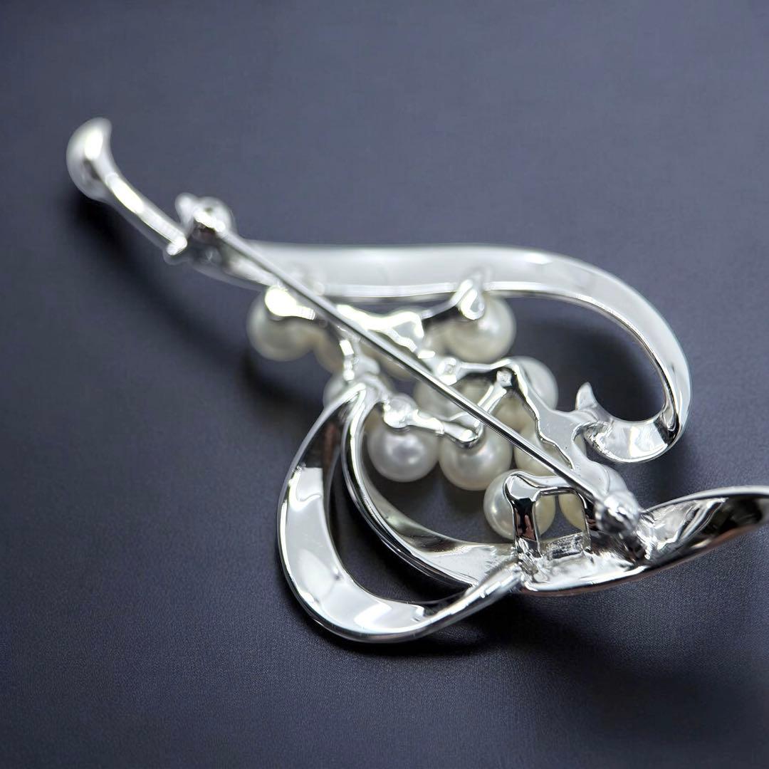 【未使用保管品】ミキモト　アコヤ　パール　本真珠　ブローチ　コサージュ