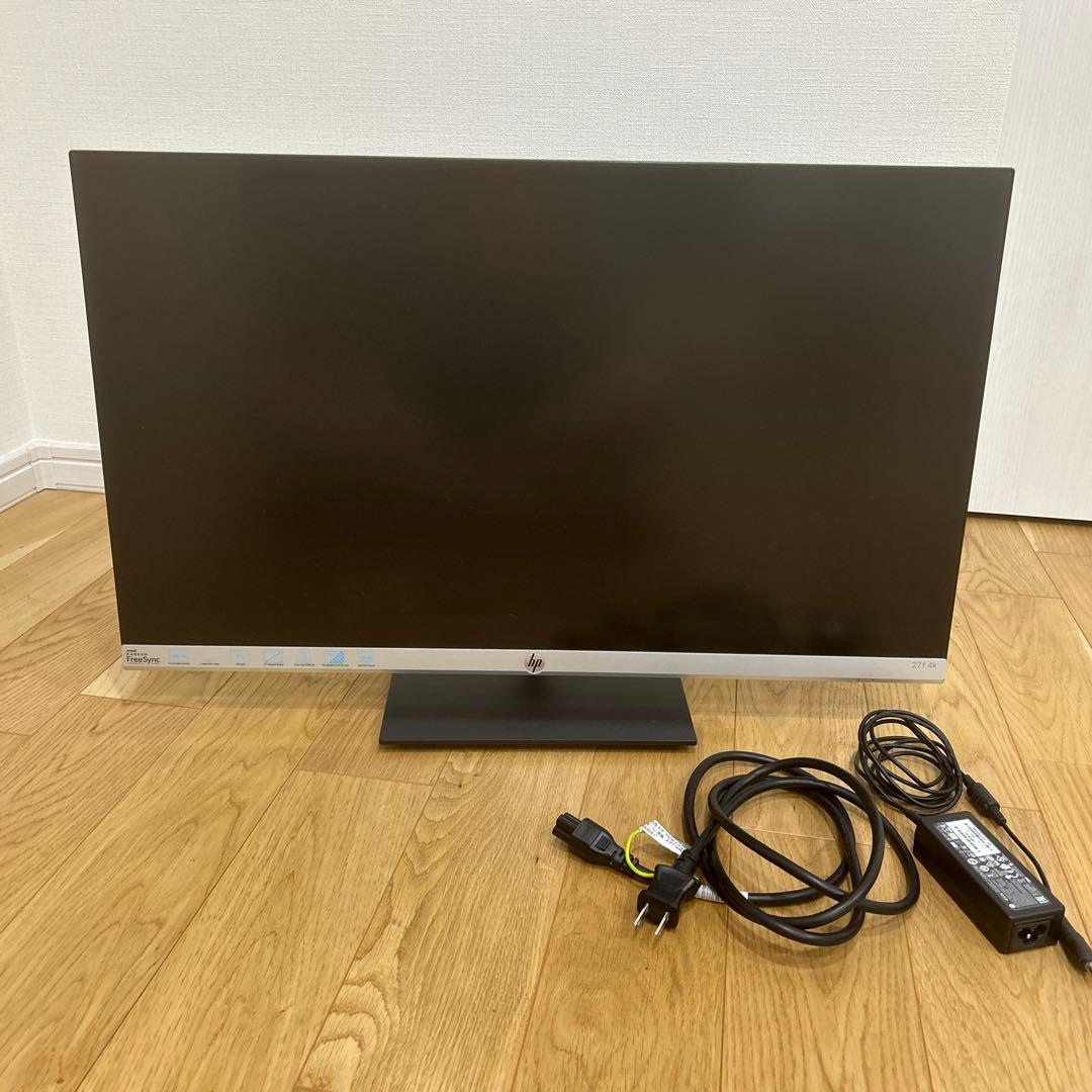 HP 27インチ・4Kモニター⭐︎HP27f 4K⭐︎2021年頃購入　室内使用