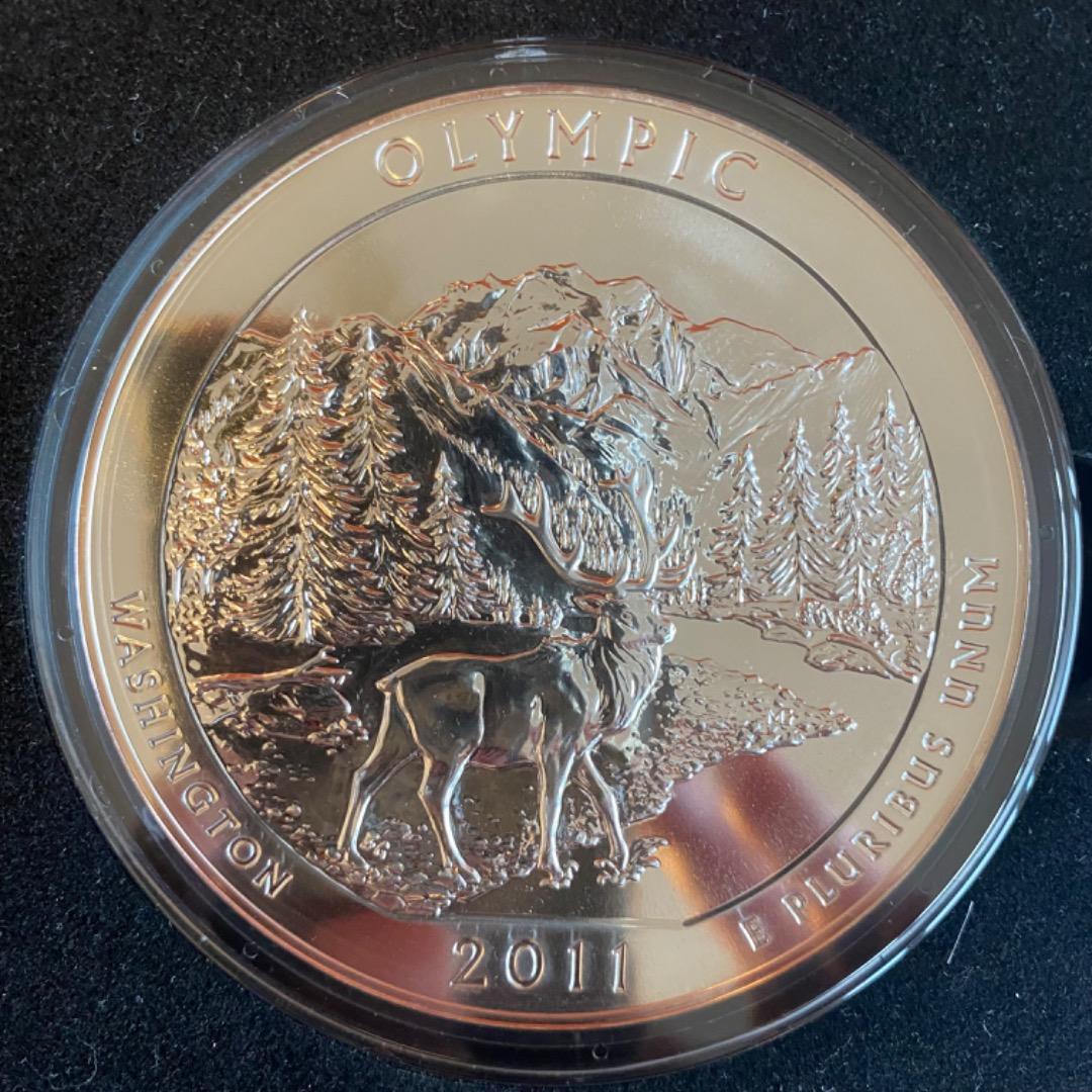 超レア‼️2011年ATB セット 25オンス 銀貨 (木製ディスプレイボックス