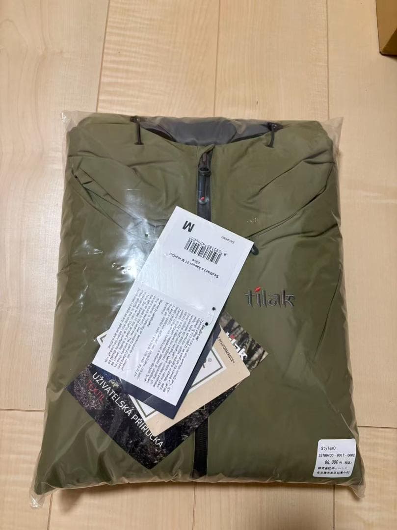 新品未使用 Tilak Svalbard Jacket Kalamata M