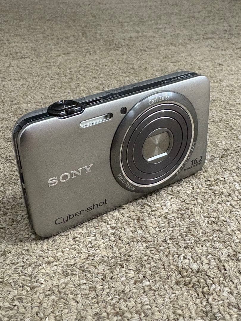 【美品】ソニー SONY DSC-WX7 コンデジ シルバー 動作品 純正品