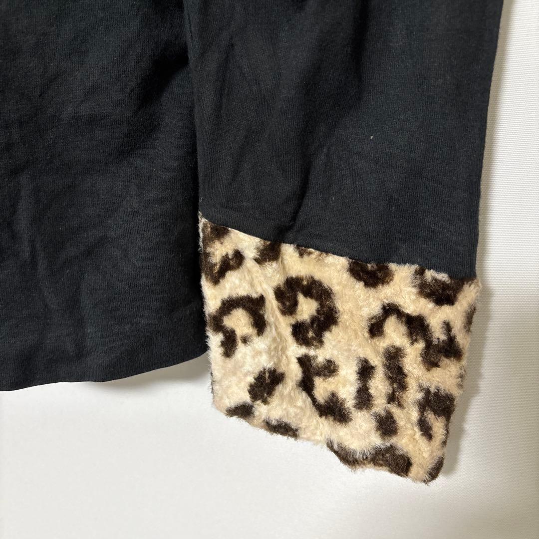 ジュリアーノ ミルクボーイ ヒョウ柄 スカル コットン レーヨン シャツ