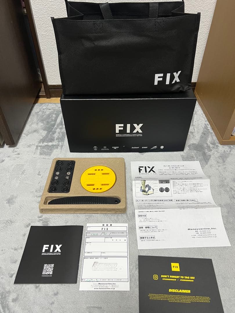 FIX ビンディング　Mサイズ　黒