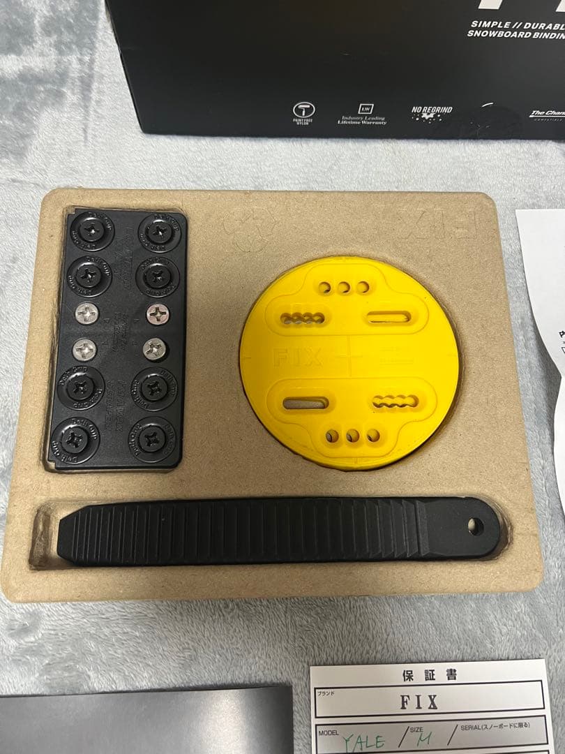 FIX ビンディング　Mサイズ　黒