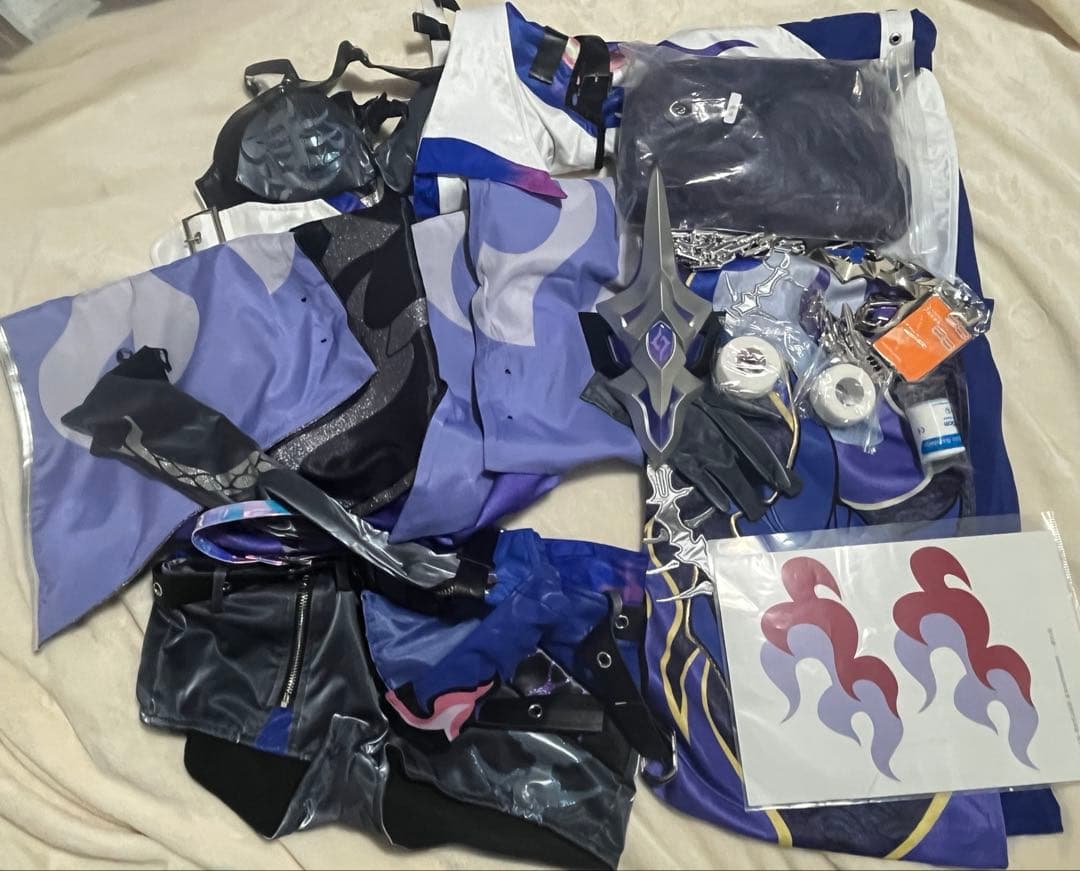 崩壊:スターレイル　黄泉　コスプレ衣装　三分妄想 M 靴ウィッグ付き