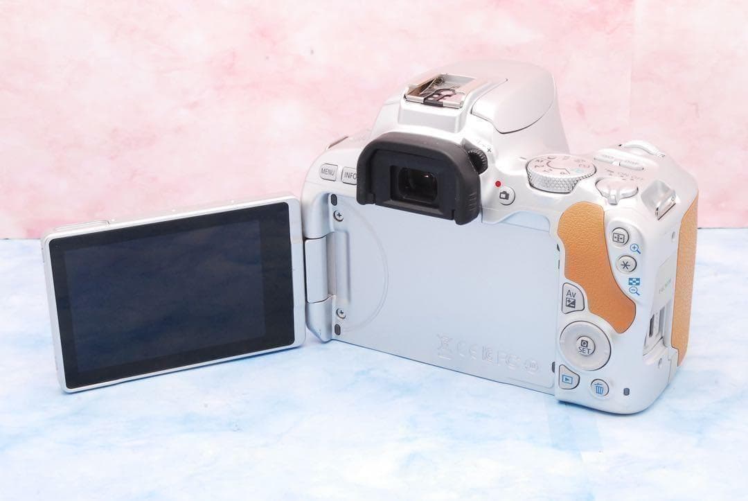 Canon kiss X9☆シルバー☆一眼レフカメラ★高性能STM＆超望遠