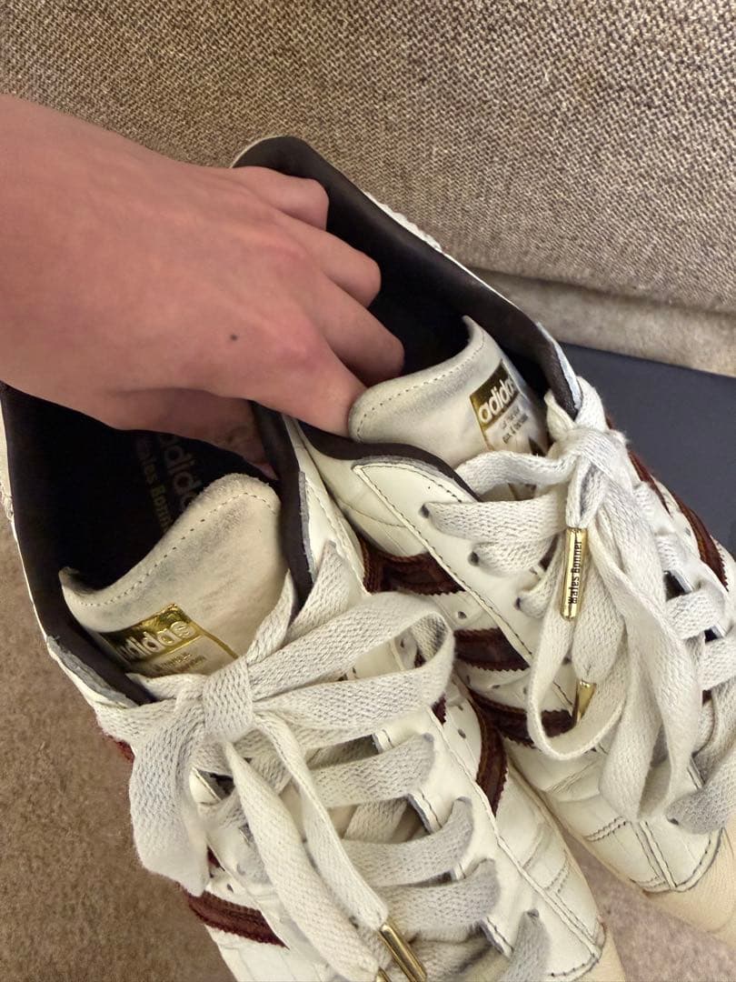 靴 adidas originals wales bonner superstar