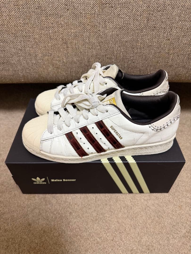 靴 adidas originals wales bonner superstar