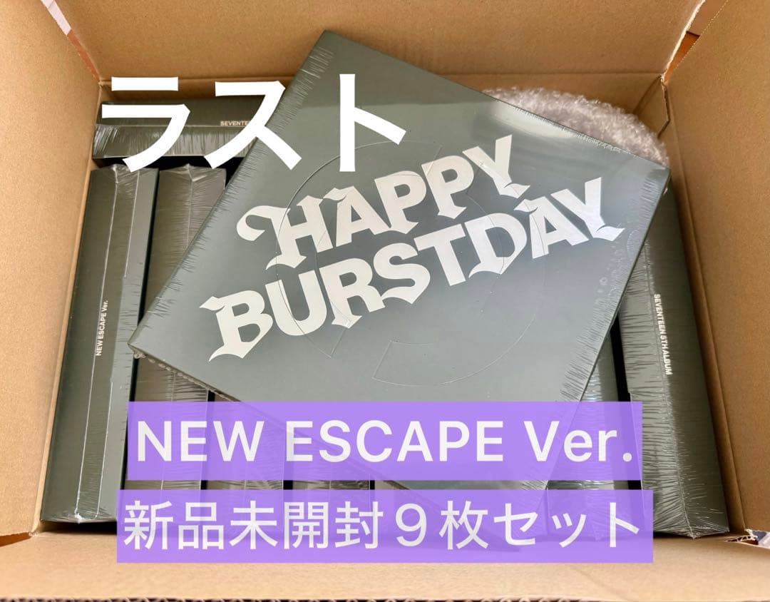 SEVENTEEN NEW ESCAPE Ver. 新品未開封 9枚セット