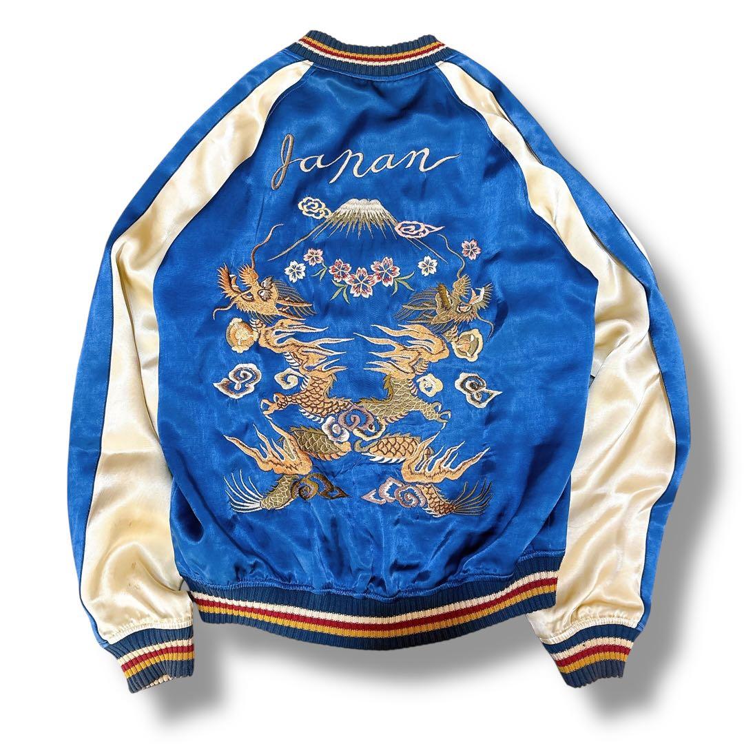 THEFLATHEAD フラットヘッド 和柄 刺繍 スカジャン 顔虎 Lサイズ