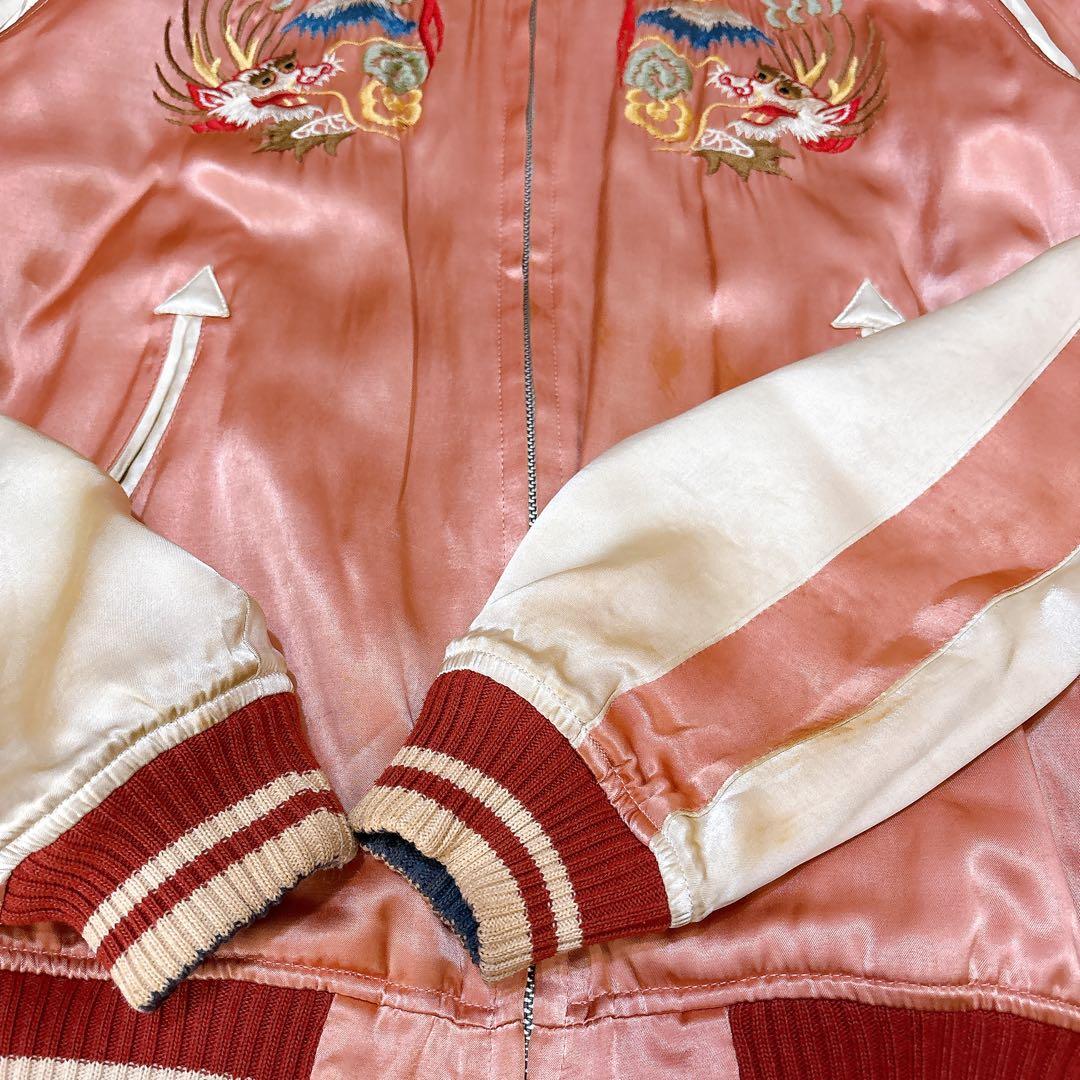 THEFLATHEAD フラットヘッド 和柄 刺繍 スカジャン 顔虎 Lサイズ