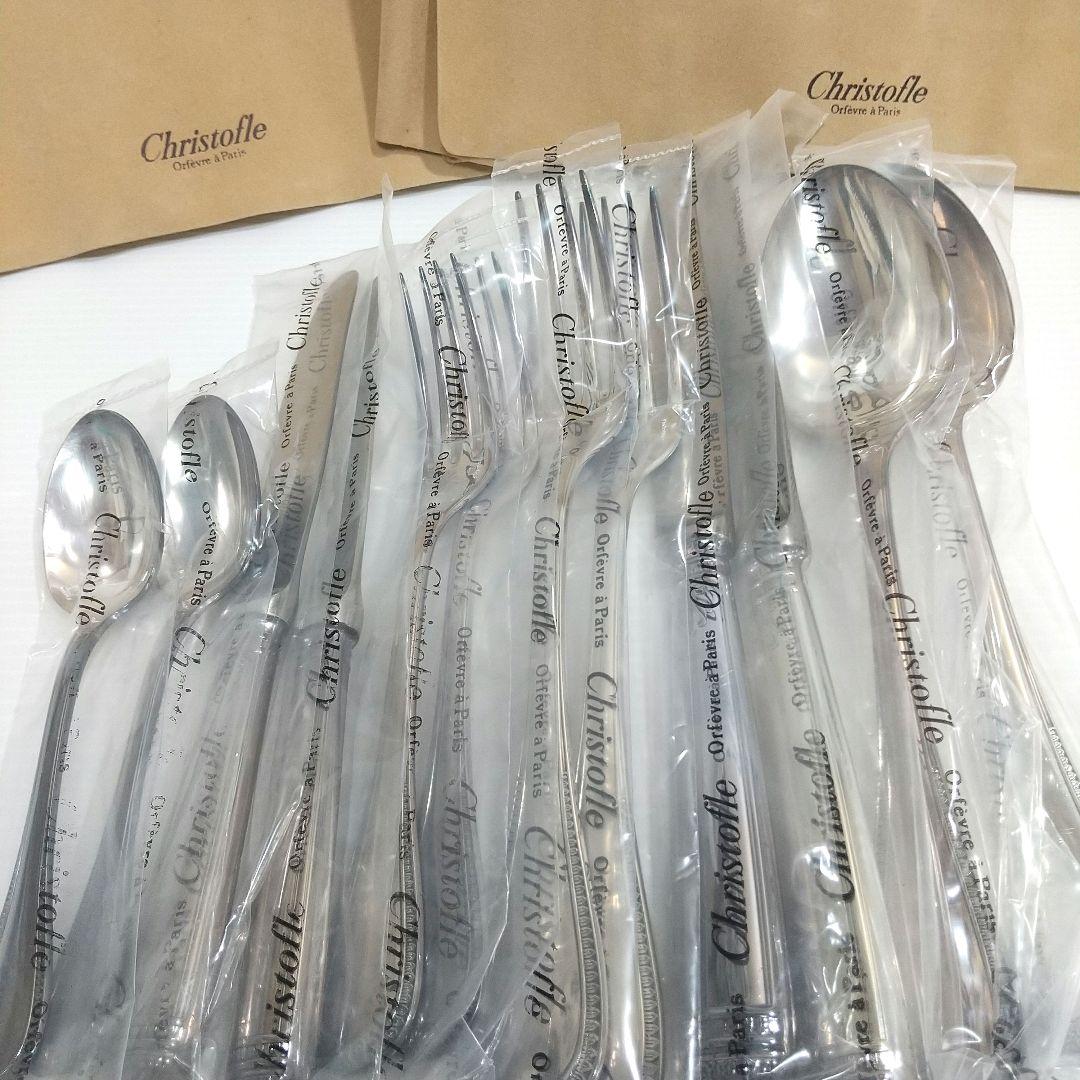 クリストフル マルメゾン 未開封 12点 ナイフ フォーク スプーン セット