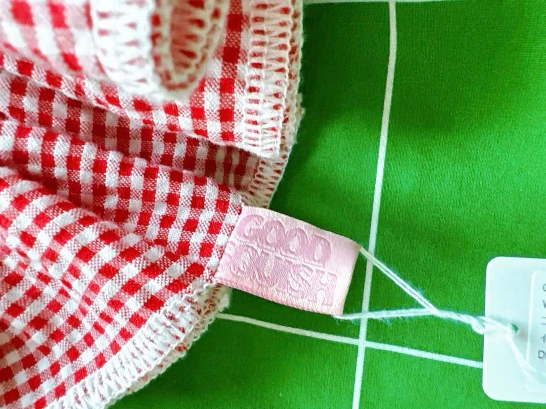 【Good Squish】 グッドスクイッシュ シュシュ ギンガムチェック 赤