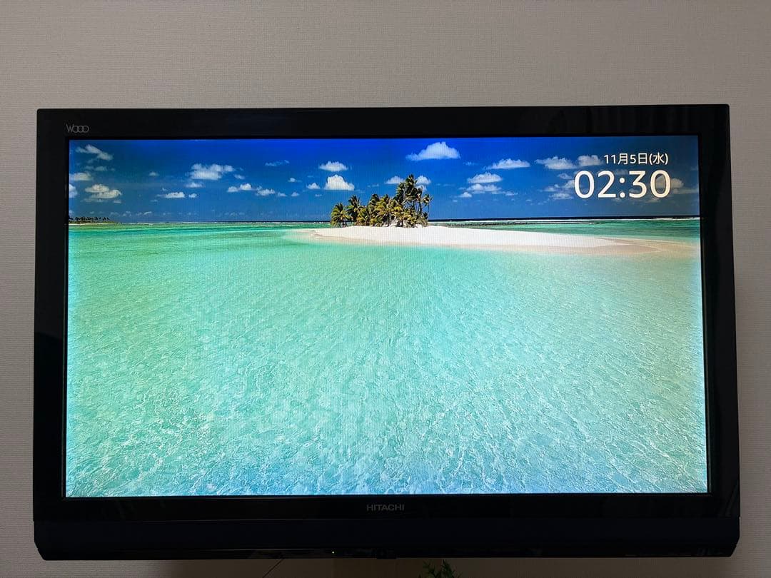 HITACHI 37型 液晶テレビ L37‑XP07／録画HDD内蔵