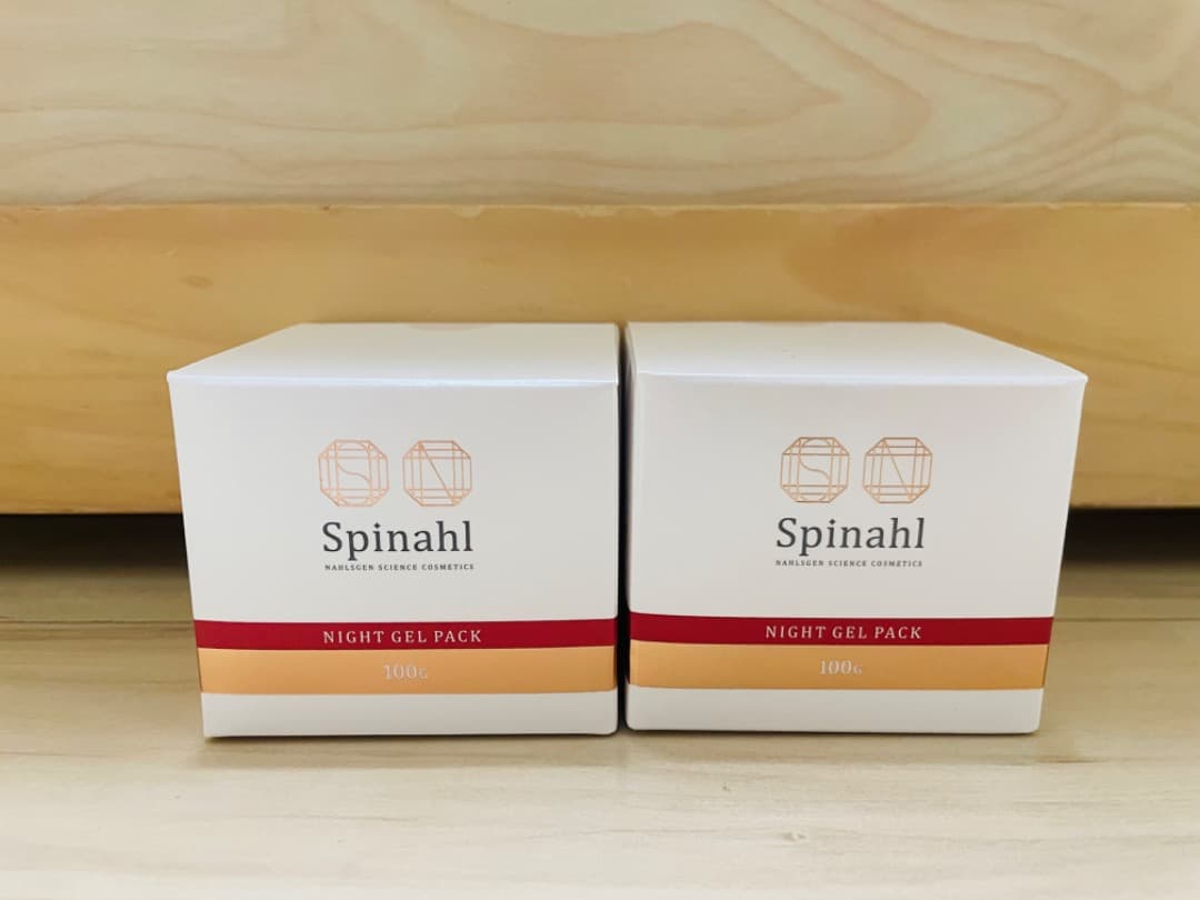 【新品】２個セット スピナール ナイトジェルパック 各100g