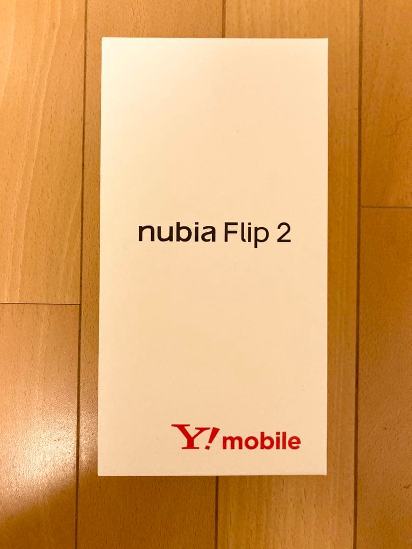 【新品未開封】nubia Flip 2 A404ZT SIMフリー ブラック