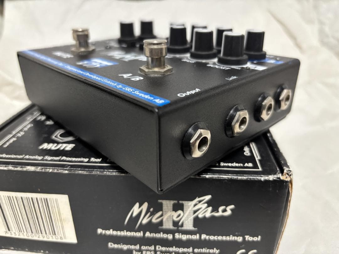 【名機】EBS Micro Bass II ベース用プリアンプ/DI 動作良好