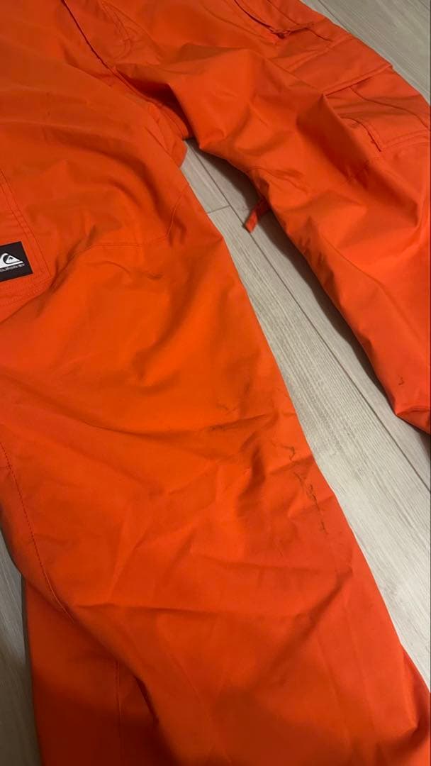 Quiksilver オレンジ スノーボードパンツ