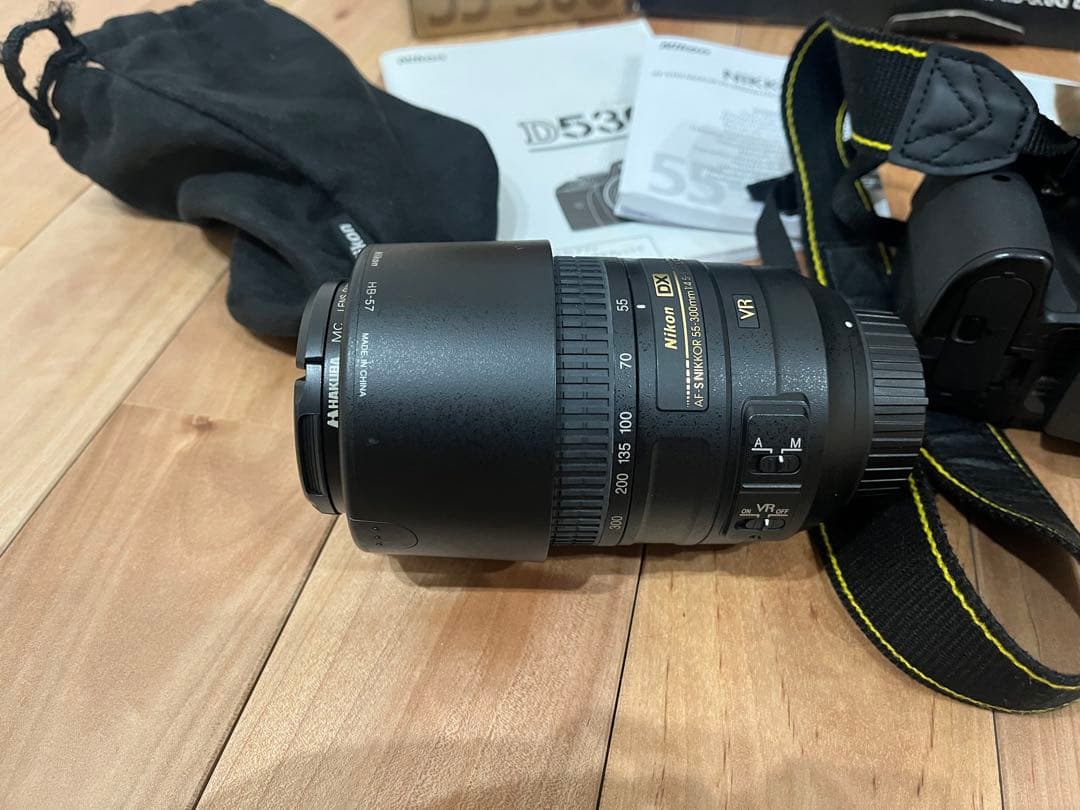 Nikon D5300 ブラック　ダブルズームキット　美品