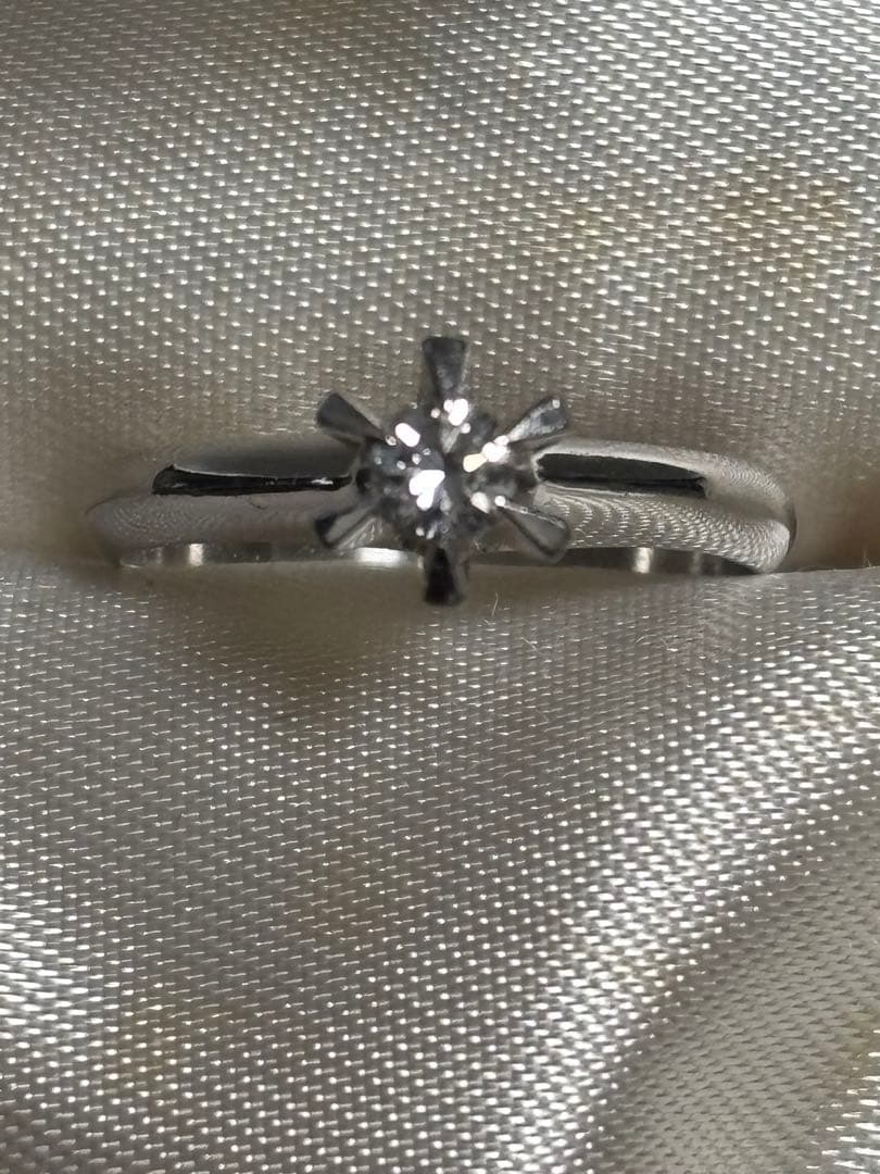 m*i様 プラチナ立爪リング /Pt900 一粒ダイヤモンド