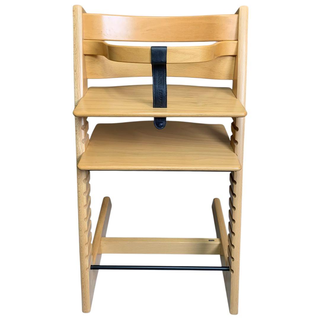 【廃盤】STOKKE TRIPP TRAPP シリアル3 黒革ベルト