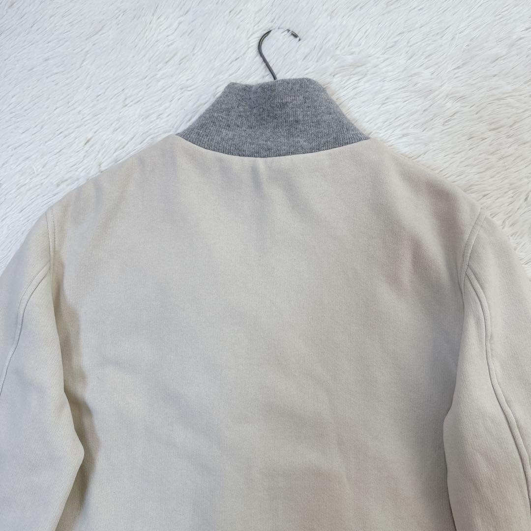 CAPOBIANCO イタリア製 カシミヤ混 ジャケット ブルゾン アイボリー