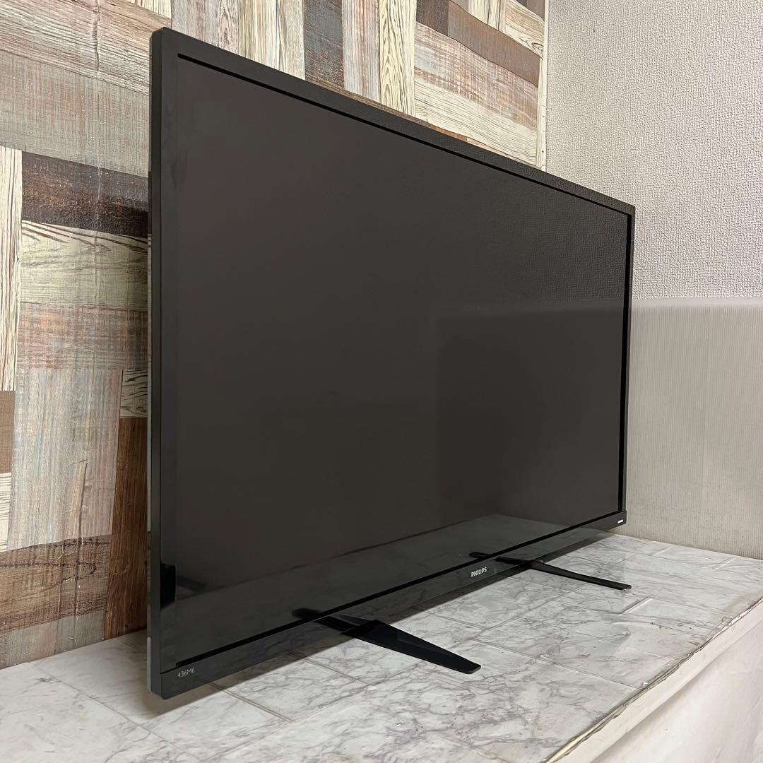 即日受渡❣️全国送料込フィリップス4K 4画面出力43型モニター 臨場サラウンド