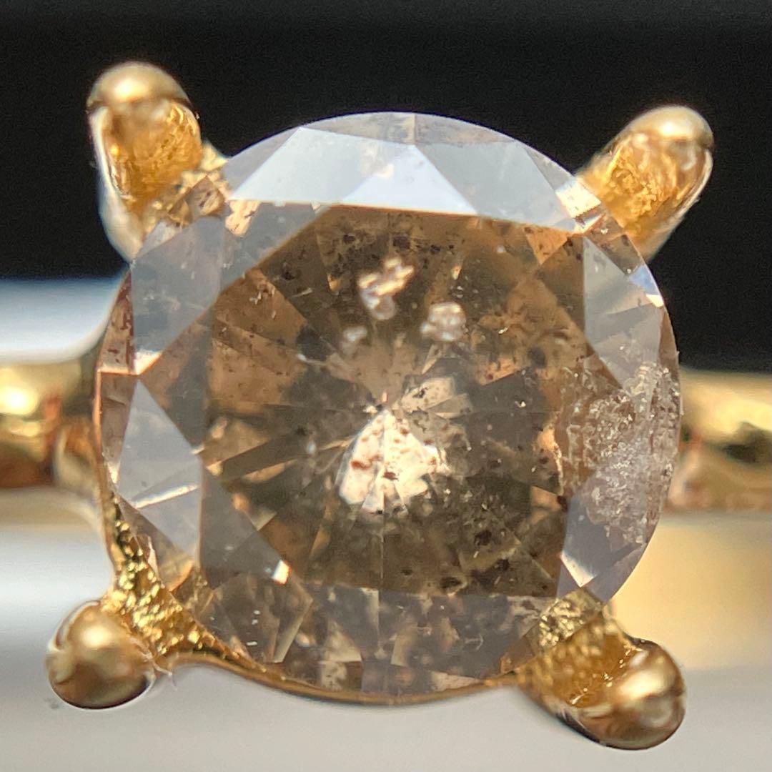 【むむさまご確認用】ブラウンダイヤモンドのファセットリング260110